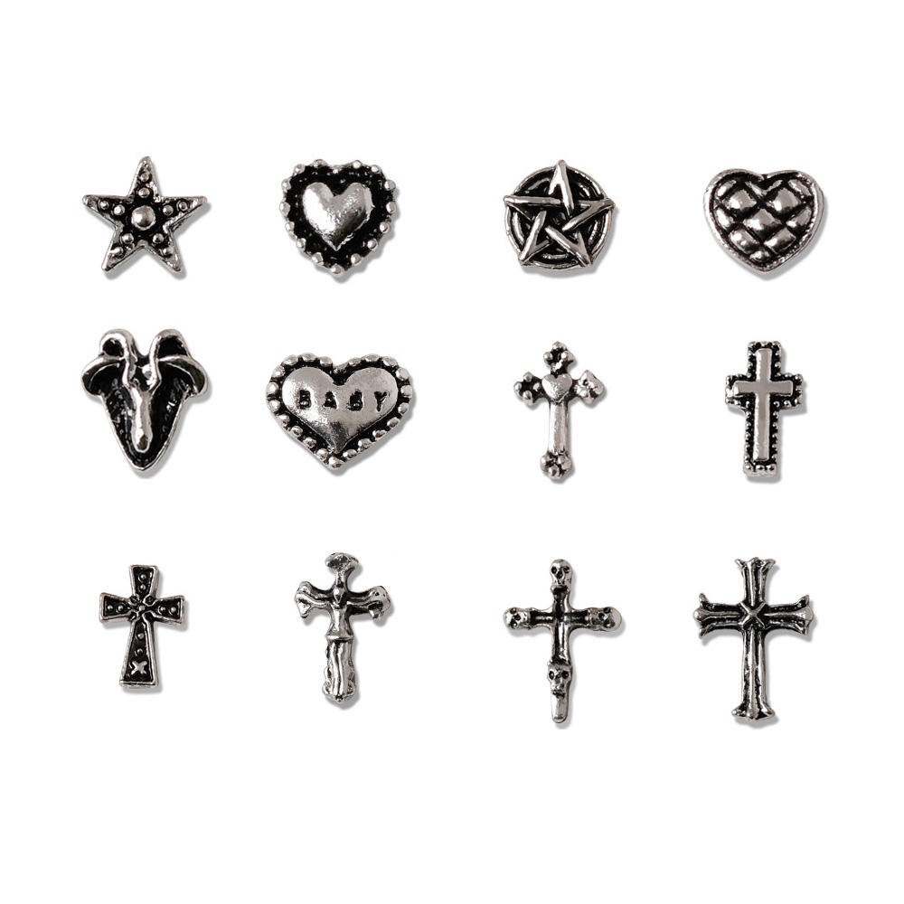 Trending Tech Accessories - 50 pçs mini liga cruz arte