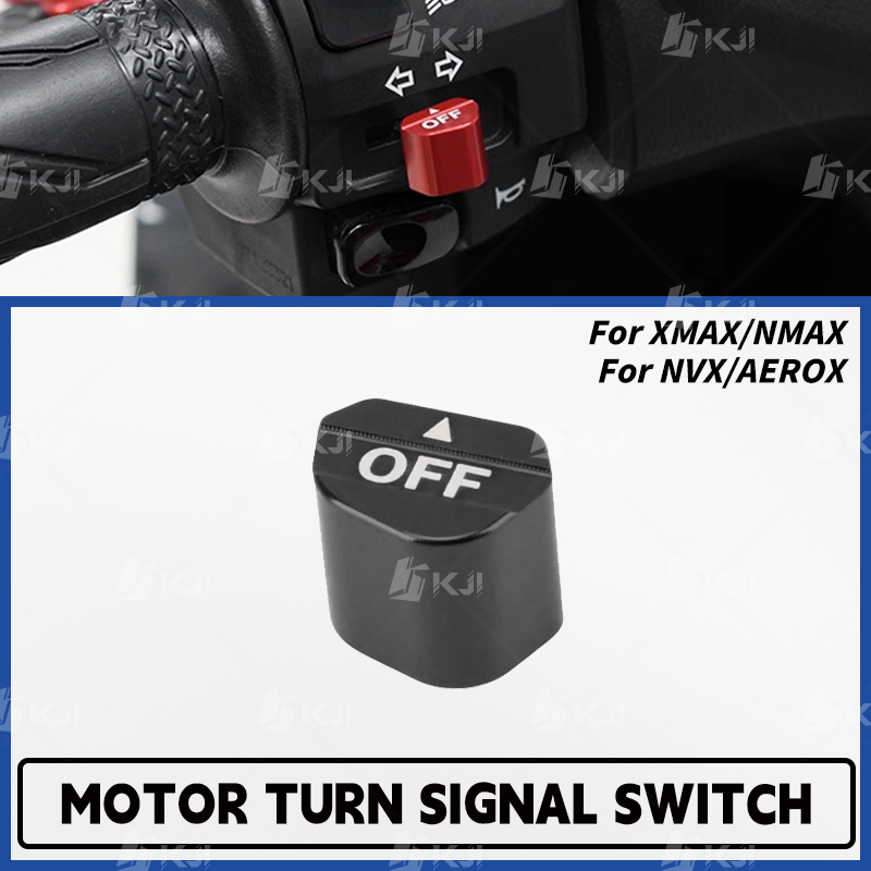 Tech Lighting Accessories - Para yamaha xmax/nmax/nvx/aerox 300/250/160/155/125/tech max/turbo/neo botão