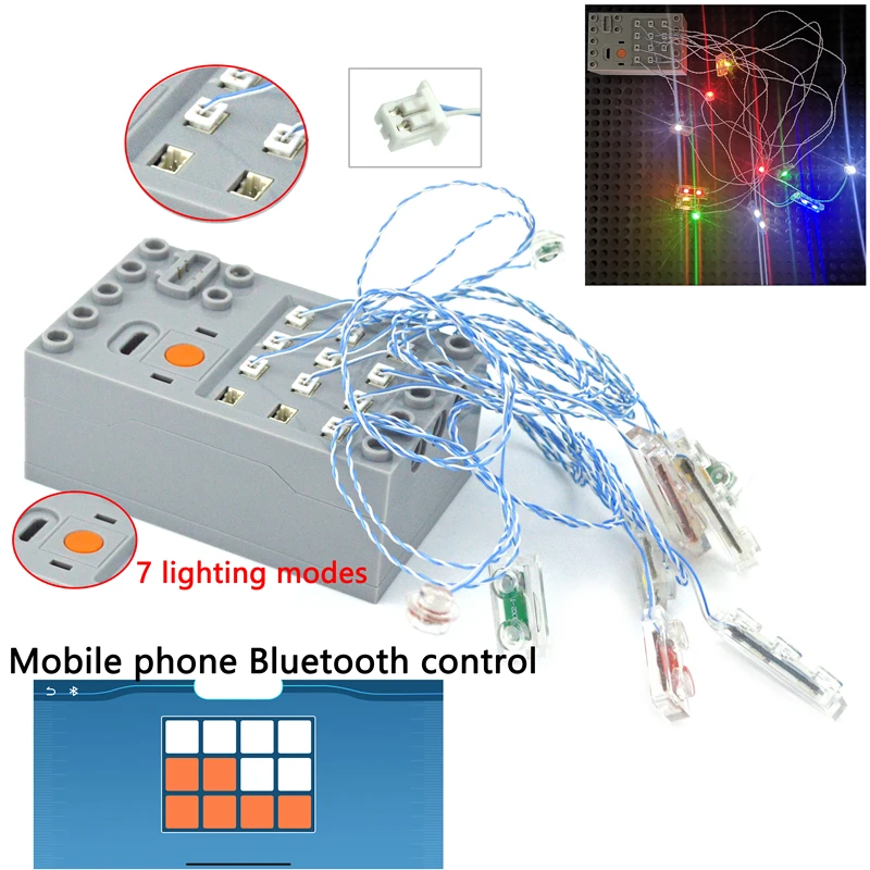 Tech Lighting Accessories - Moc acessórios sinal led luz brinquedo