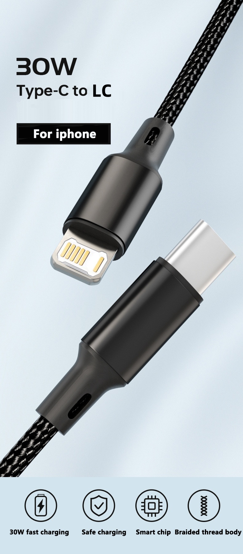 Cabo USB PD 30W para iPhone 14 - Tech Accessories Phone avaliação e preço