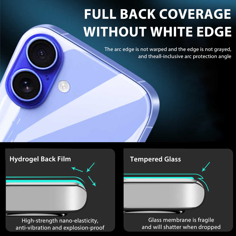 Película de hidrogel traseira  - Tech Accessories Phone avaliação e preço