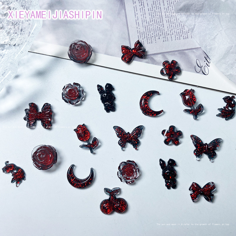 Gótico Resina Nail Art Encanto - Trending Tech Accessories avaliação e preço
