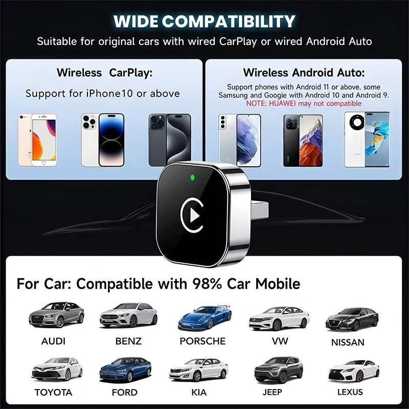 Adaptador CarPlay Sem Fio 2 em - Tech Accessories Phone avaliação e preço