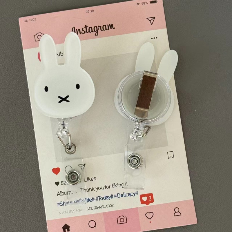 Porta-Crachá Retrátil Kawaii M - Kawaii Tech Accessories avaliação e preço